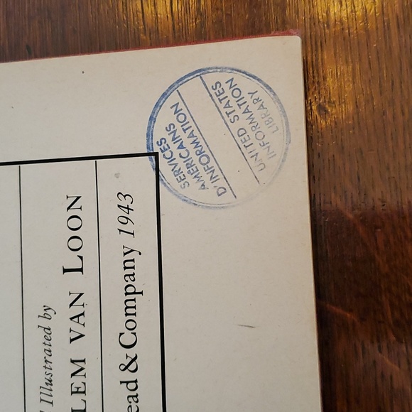 Vtg 1943, Thomad Jefferson, Hendrik Willem Van Loon Cloth Book - Picture 6 of 16